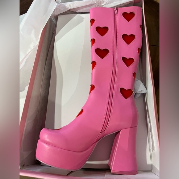 Dolls Kill Sugar Thrillz platform Gogo boot - Picture 2 of 5